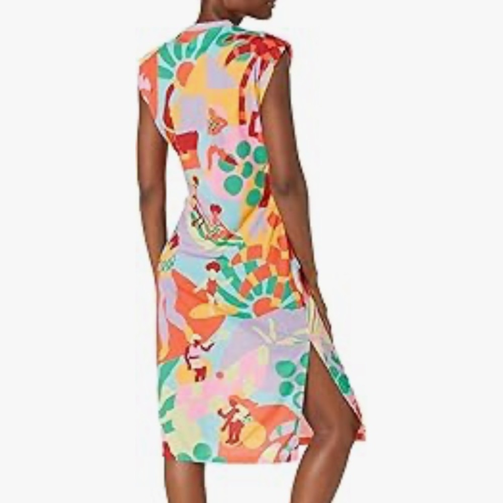 New: Farm Rio x Adidas Training Dress. Size Medium - Picture 9 of 14